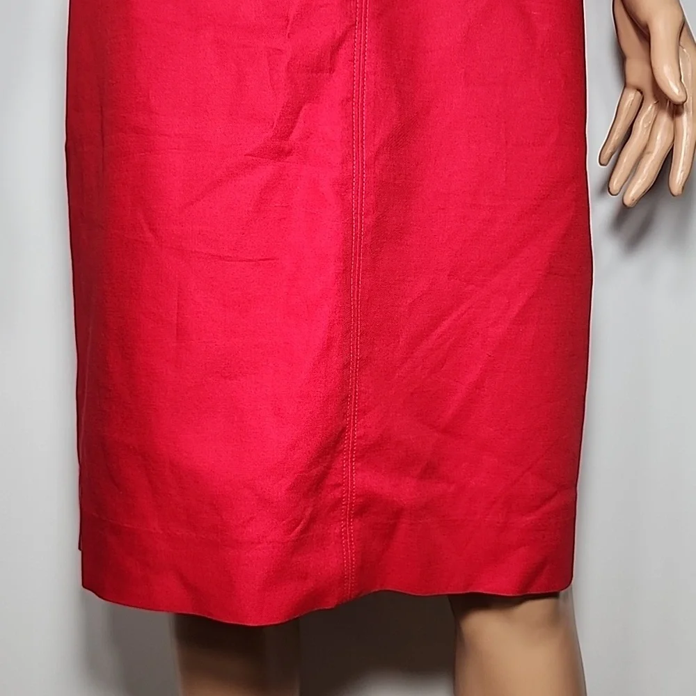 J.CREW  Red V Neck Sleeveless Sheath Dress Plus Size‎ 20